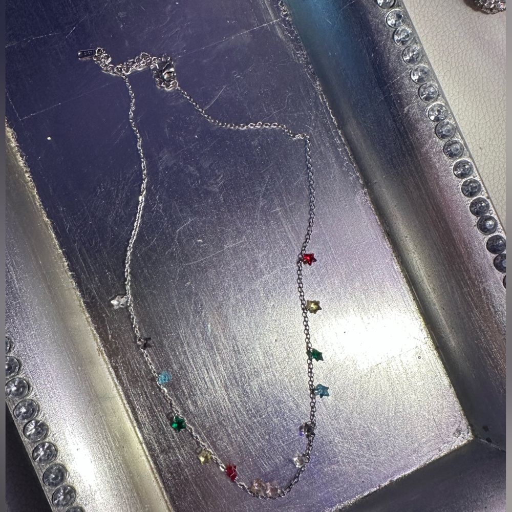 Colorful star necklace